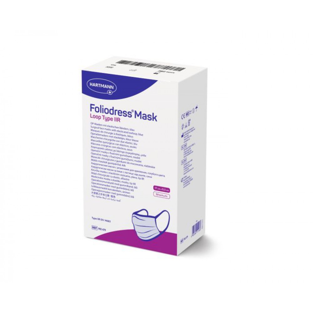 Χειρουργικές Μάσκες Foliodress® Loop Type IIR - Κουτί(50)